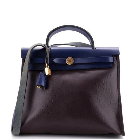 Herbag Zip Berline Vache Canvas and Leather 31
