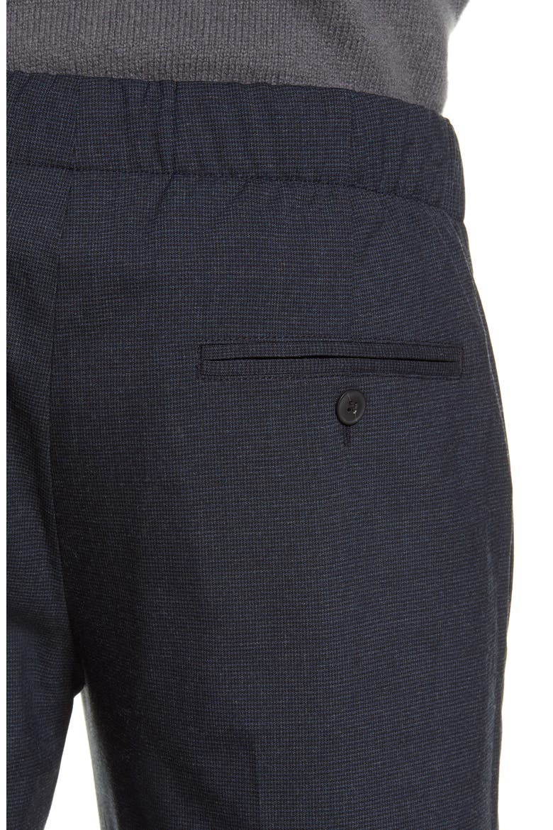 Elastic Waist Slim Fit Pants, Alternate, color, NAVY MULTI