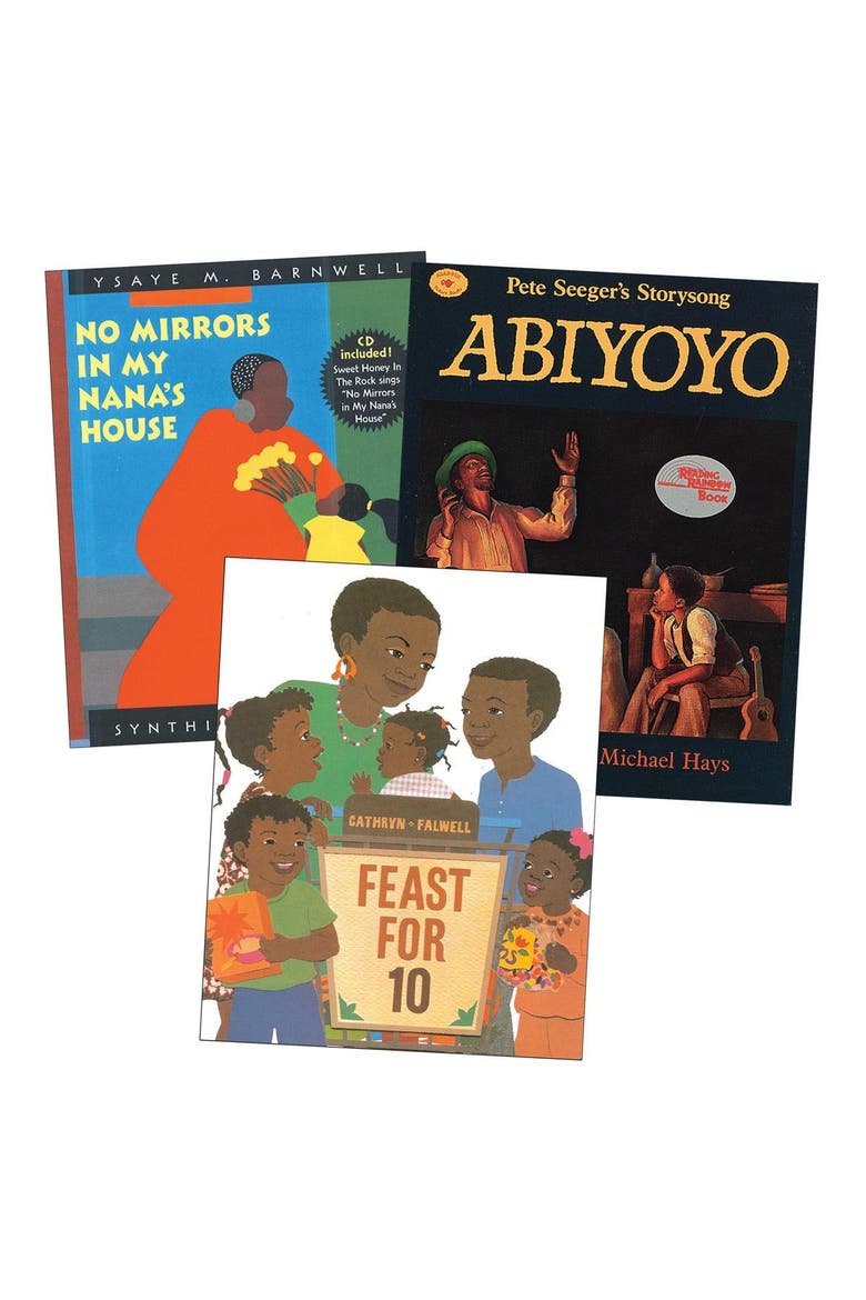 Multicultural Books and CD - Set of 3, Main, color, Multicolored