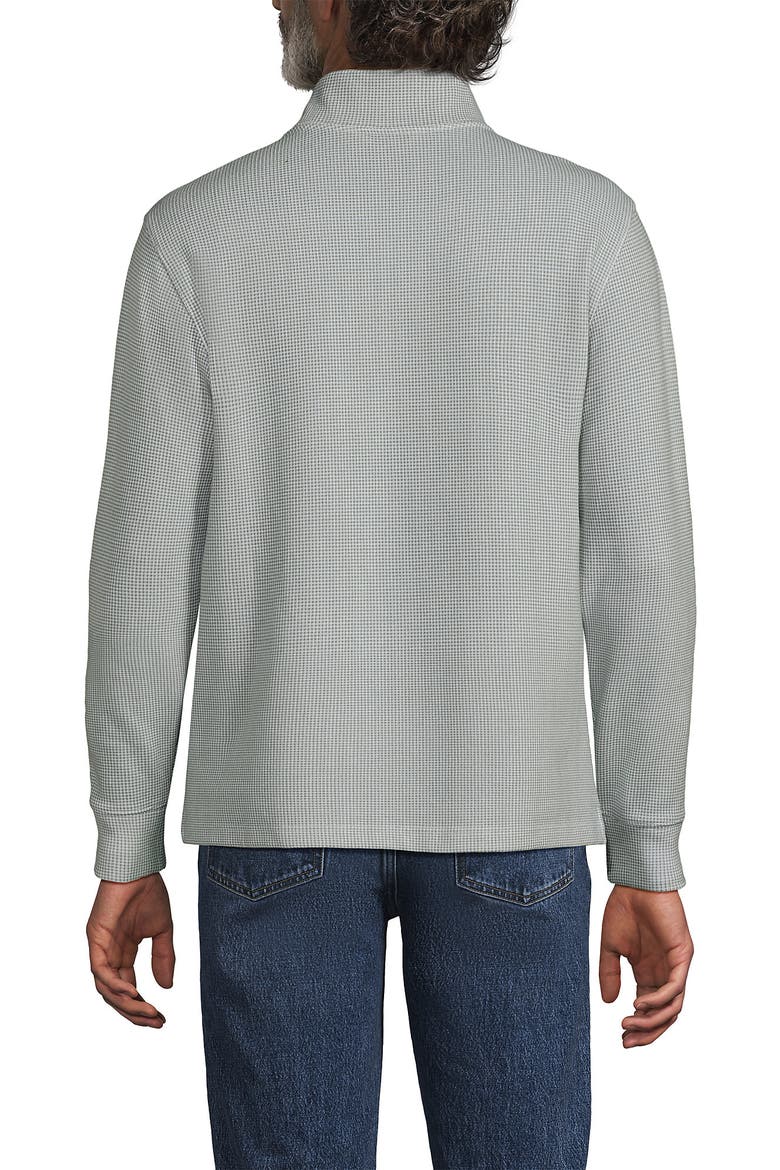Bedford Rib Casual Quarter Zip Sweater, Alternate, color, Granite Mini Gingham