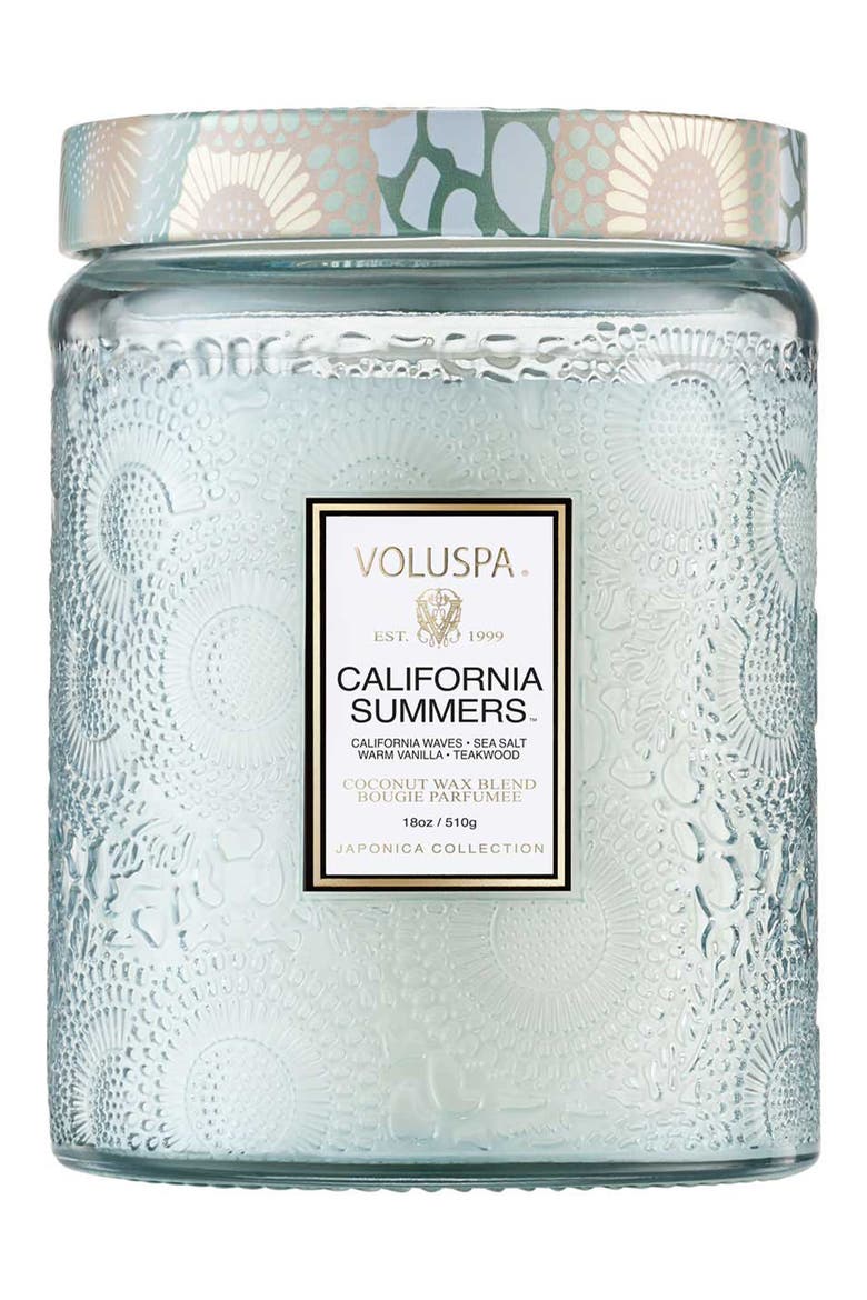 California Summers Large Jar Candle, Main, color, CALIFORNIA SUMMERS