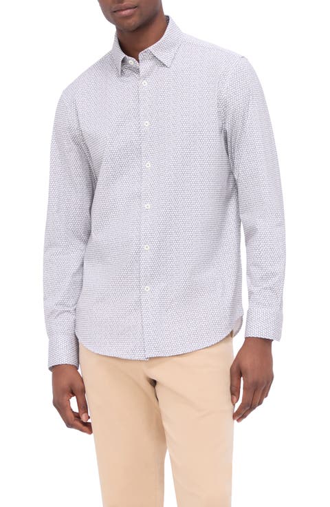 Jules OoohCotton® Microprint Button-Down Shirt