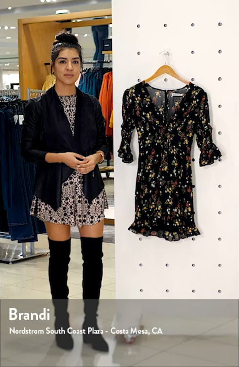 Laurelei Plunge Minidress, sales video thumbnail