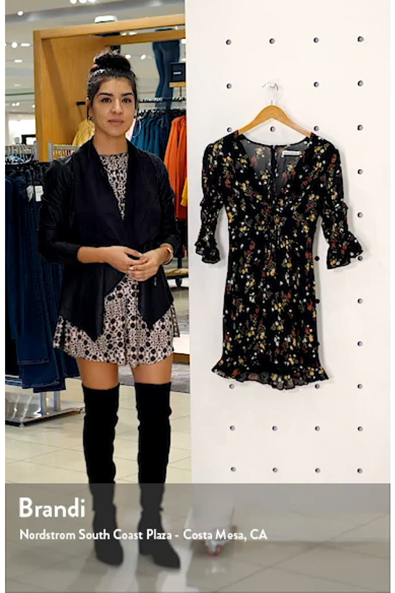 Laurelei Plunge Minidress video
