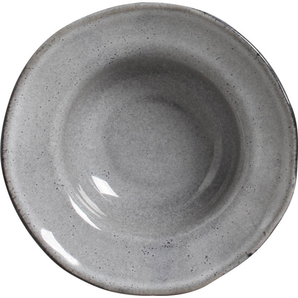Porto Brasil Dessert/deep Rim Plate Set Of 4 In Brown