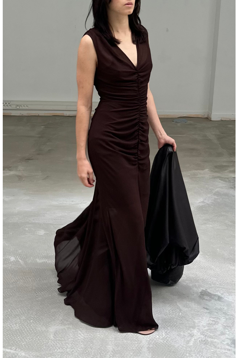 Frankie Dress, Alternate, color, Dark Brown