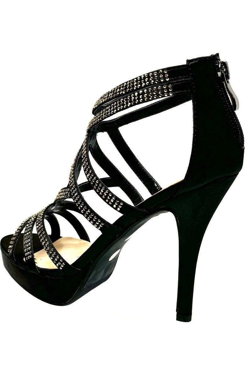 LADY COUTURE Strappy Rhinestone Sandal, Alternate, color,