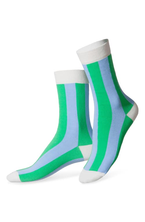 Doiy Lime Soda Socks In Blue