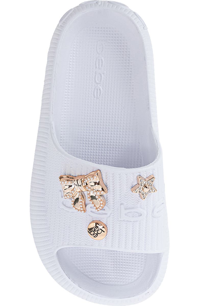 bebe Kids' Meva Slide Sandal, Alternate, color,