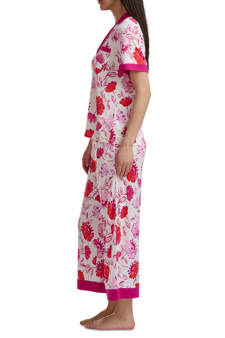 Jersey Pajamas, Alternate, color, BRIGHT POP FLORAL