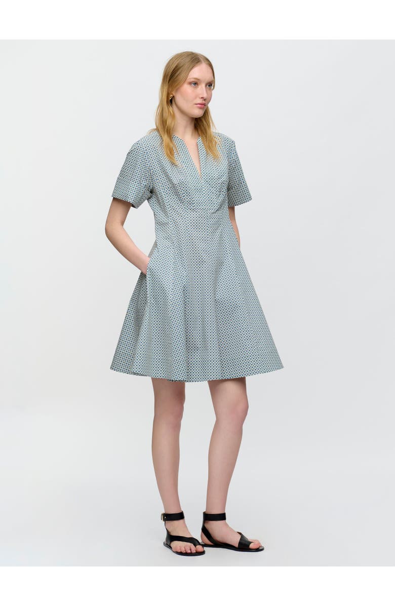 Callas Milano Sora Flared dress Blue Print, Alternate, color, Blue Print