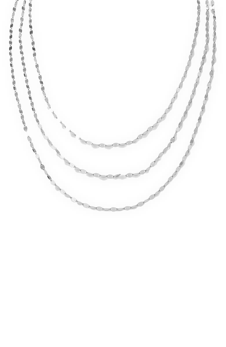 LANA Mega Gloss Blake Triple Layered Chain Necklace, Main, color, 