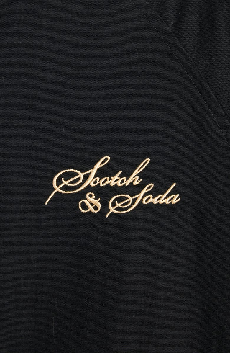 Scotch & Soda Reversible Bomber Jacket, Alternate, color, Black