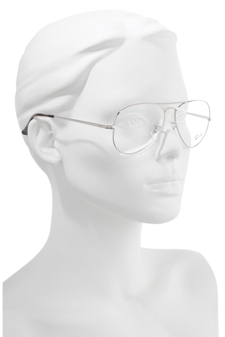 58mm Optical Glasses, Alternate, color, SILVER