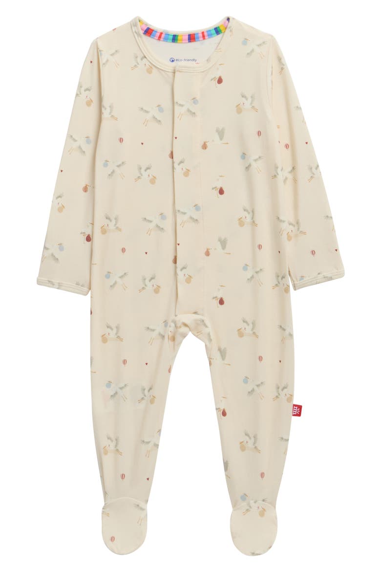 Special Delivery Magnetic Footie, Main, color, BEIGE