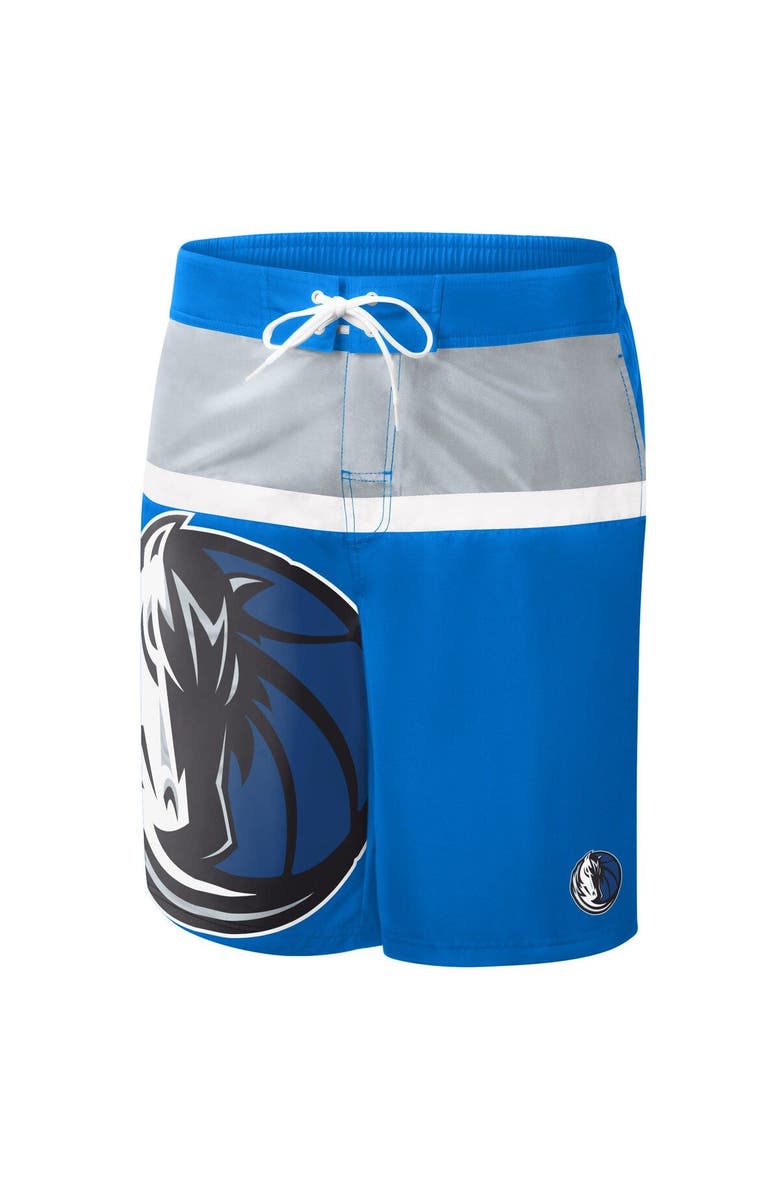 G-III SPORTS BY CARL BANKS Men's G-III Sports by Carl Banks Blue Dallas Mavericks Sea Wind Swim Trunks, Alternate, color, Blue