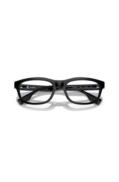 Burberry 54mm Irregular Optical Glasses In Black