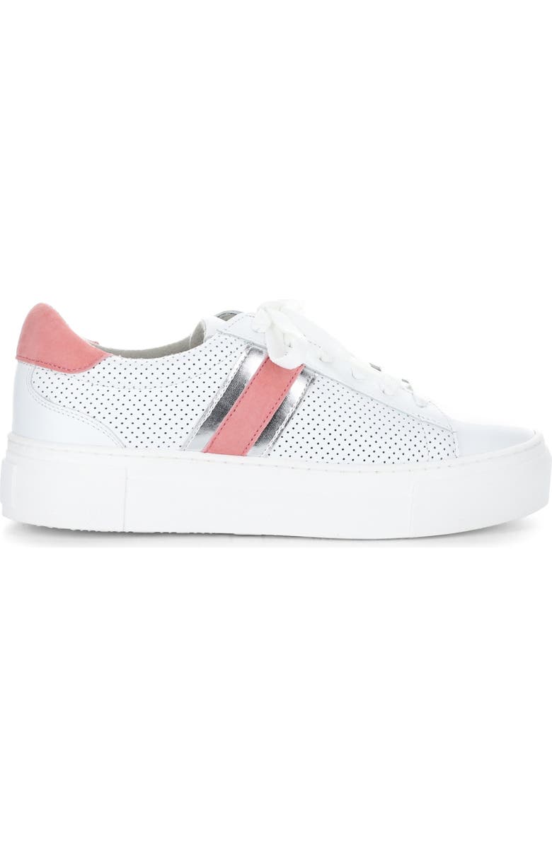 Bos. & Co. Monic Platform Sneaker, Alternate, color, White/Salmon/Silver