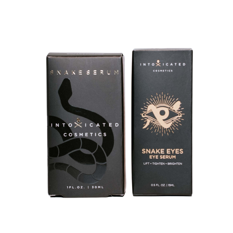 Snake Bundle (Snake Serum & Snake Eyes Eye Serum) |  Anti-Aging Formulas with Vegan Snake Peptides | Lifting Formula for Daily Moisture and Eye Contour