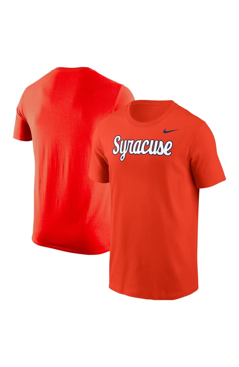 Nike Men's Nike Orange Syracuse Orange Script T-Shirt, Alternate, color, Orange