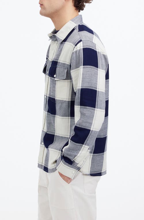 Madewell Plaid Cotton Work Shirt In Cotton Flannel Yd