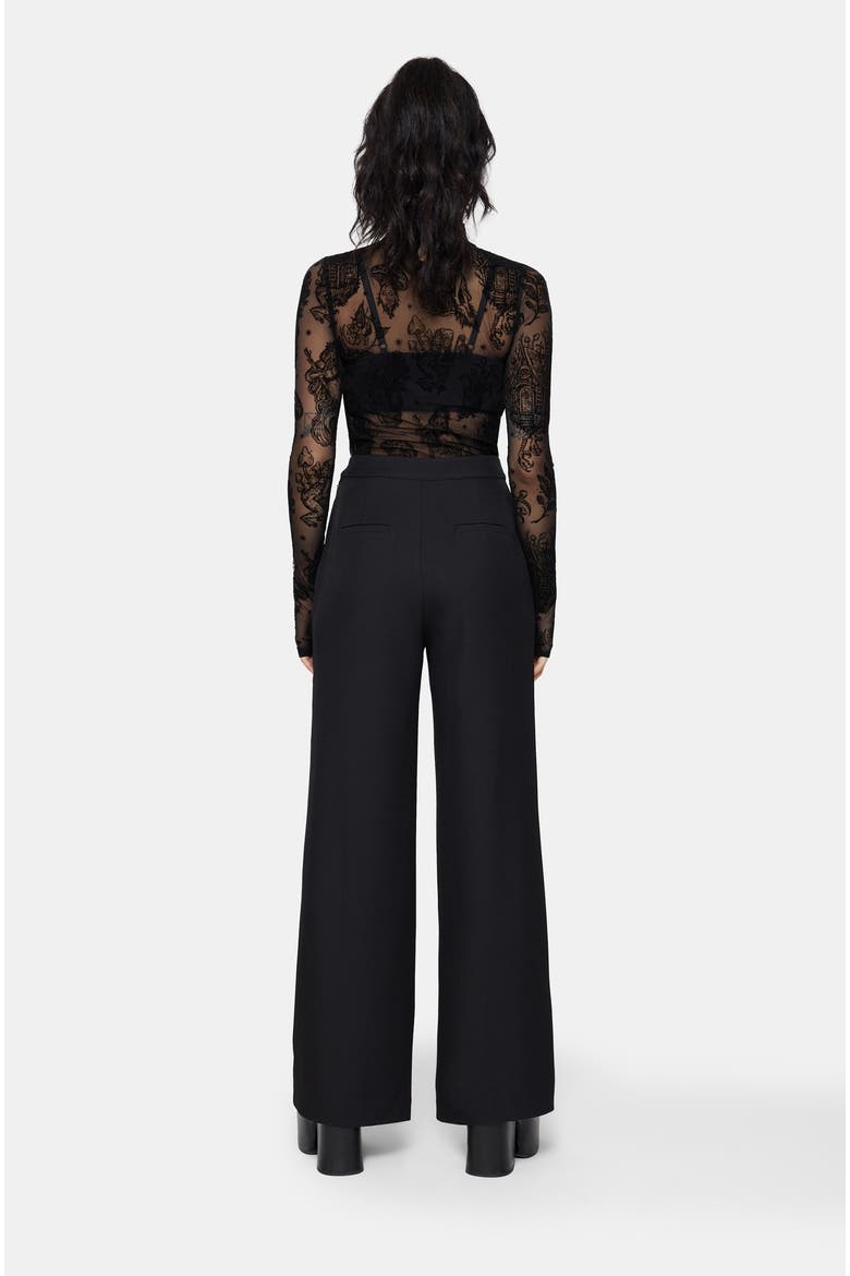 Iris Celestial Tailored Trousers, Alternate, color, Black
