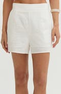 CRESCENT Easy Wear Linen Blend Shorts