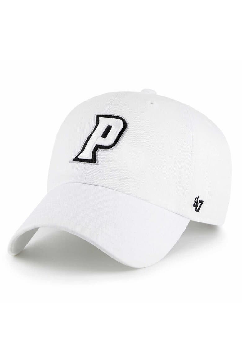 Men's '47 White Providence Friars Clean Up Adjustable Hat, Main, color, White