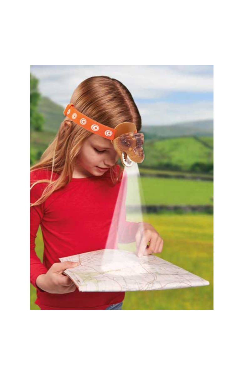 Legler USA T Rex Head Flashlight with Light and Sound, Alternate, color, Multicolored