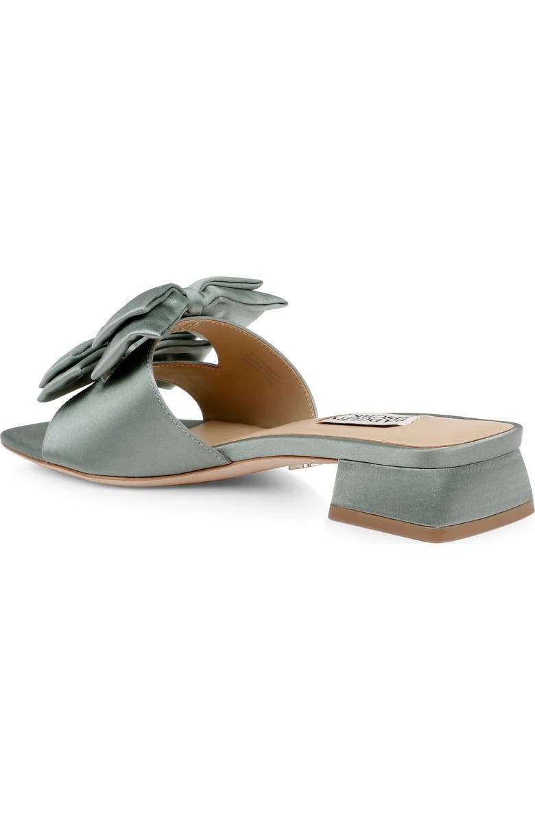 Badgley Mischka Collection Giorgia Slide Sandal, Alternate, color, Sage Satin
