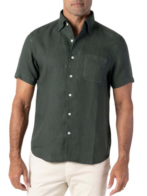 Morgan Short Sleeve Linen Shirt