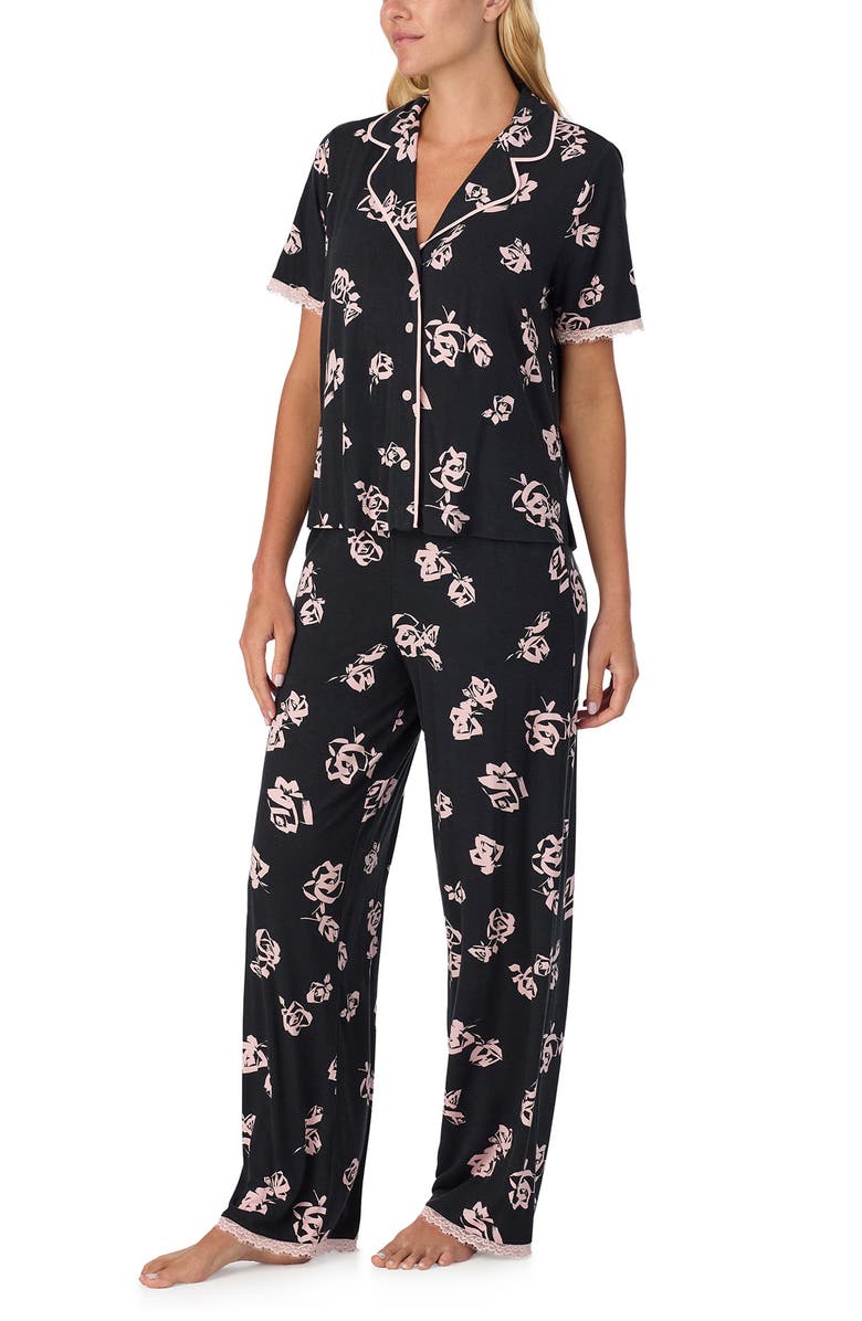 Sanctuary Floral Long Pajamas, Alternate, color, 