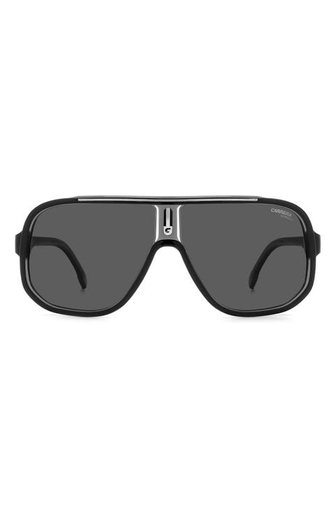 63mm Gradient Polarized Navigator Sunglasses