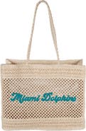 LOGO BRANDS Miami Dolphins Coastal Tote Bag