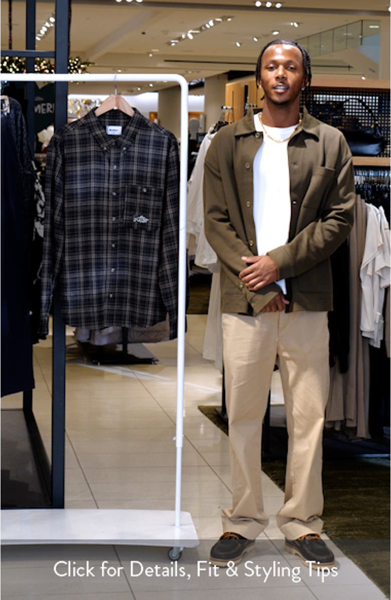 Connection Plaid Flannel Button-Down Shirt, sales video thumbnail