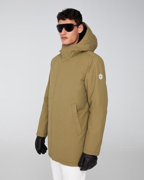 Quartz Co. Alban | Hooded Insulated Winter Jacket In Khaki