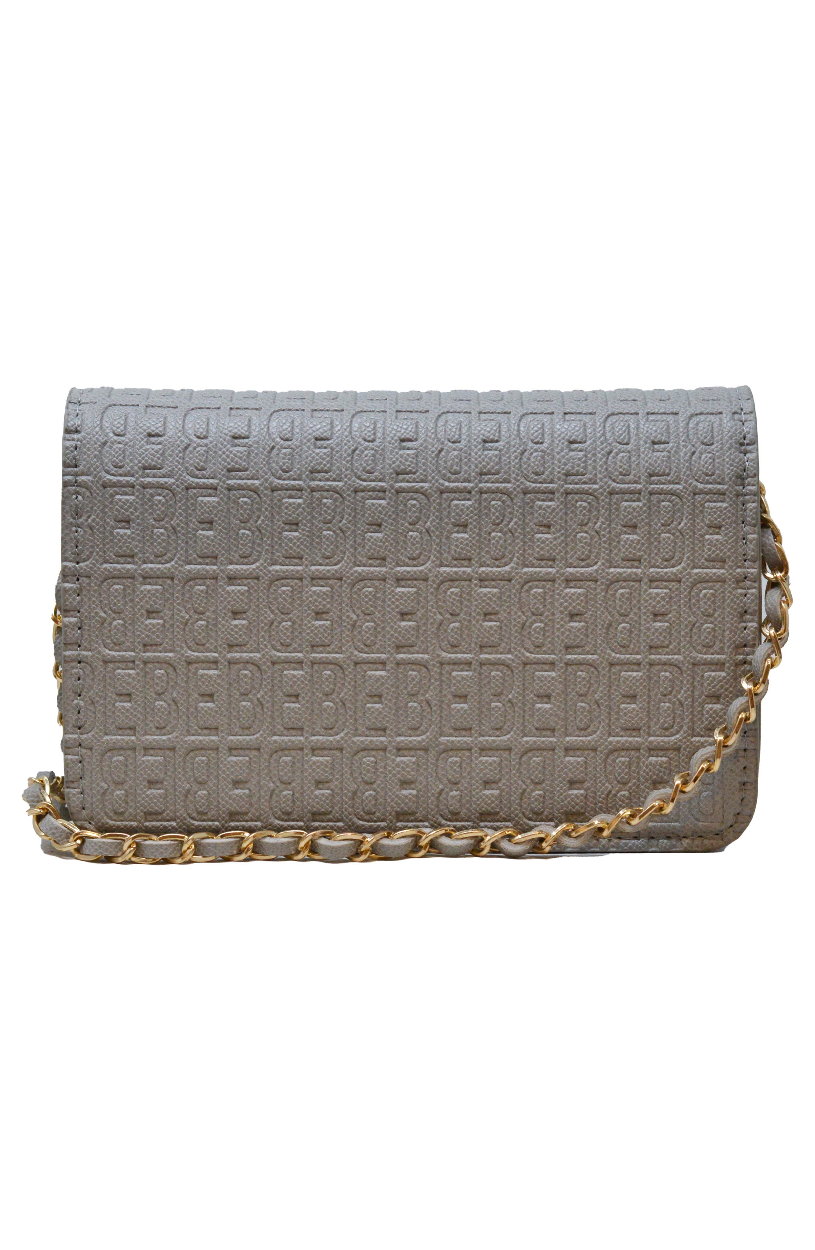 bebe Zuri Embossed Crossbody Bag, Alternate, color, 