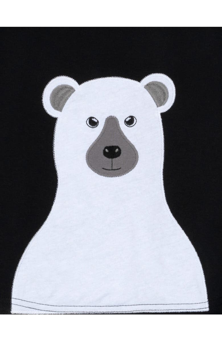 Leveret Two-Piece Printed Cotton Holiday Pajamas, Alternate, color, Full Bear