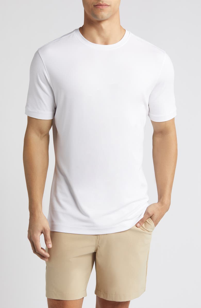 Mizzen+Main Knox Solid White T-Shirt, Main, color, White
