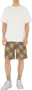 Burberry Check Silk Shorts