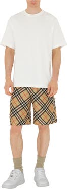 Burberry Check Silk Shorts