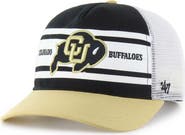 '47 Youth '47 Black/Gold Colorado Buffaloes Super Stripe Hitch Adjustable Trucker Hat