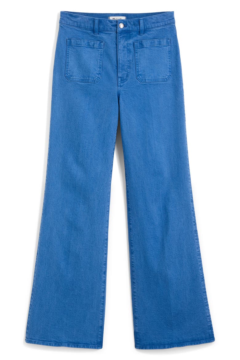 The Emmy Patch Pocket Wide Leg Pants, Alternate, color, FRENCH BLUE