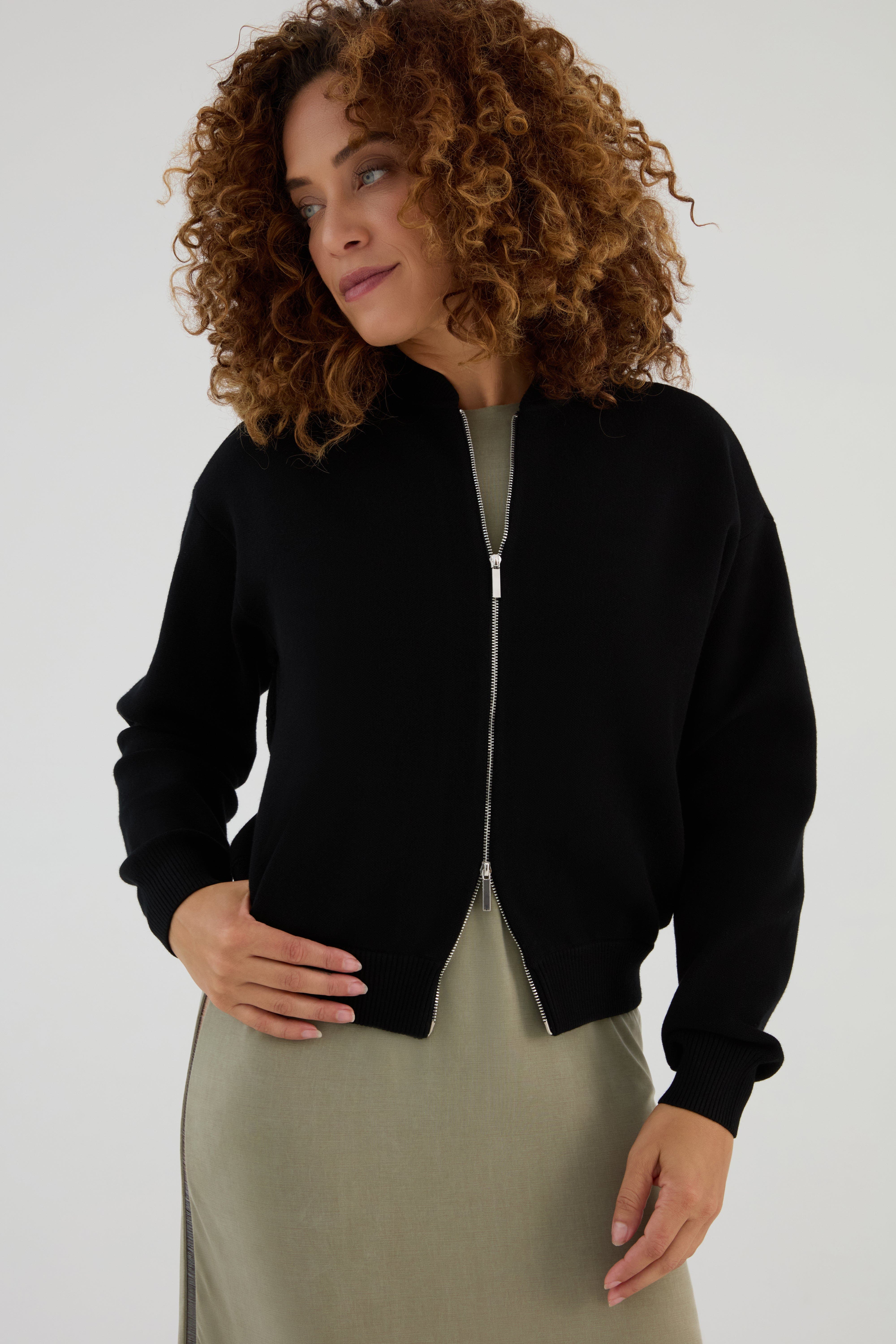 The Sweater Bomber Jacket