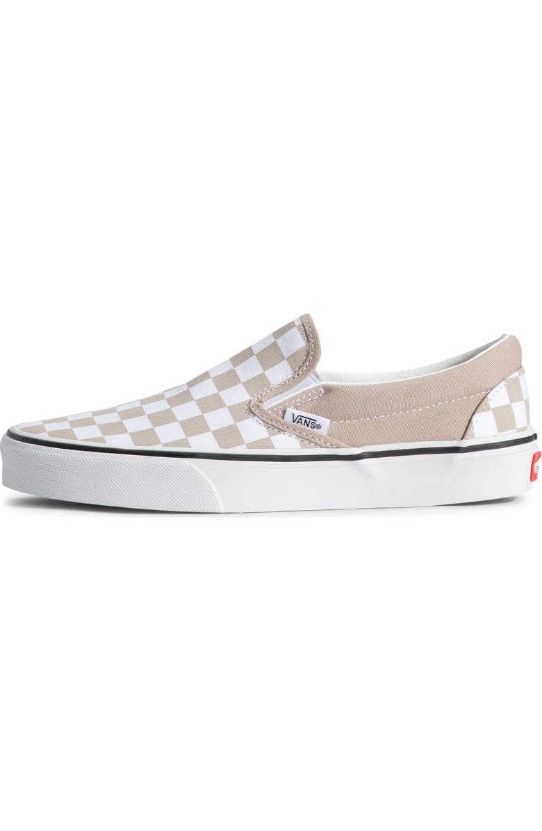 Vans Gender Inclusive Classic Slip-On Sneaker, Alternate, color, Checkerboard Mushroom