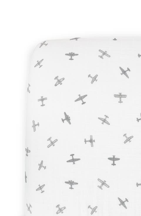 Organic Cotton Muslin Crib Sheet