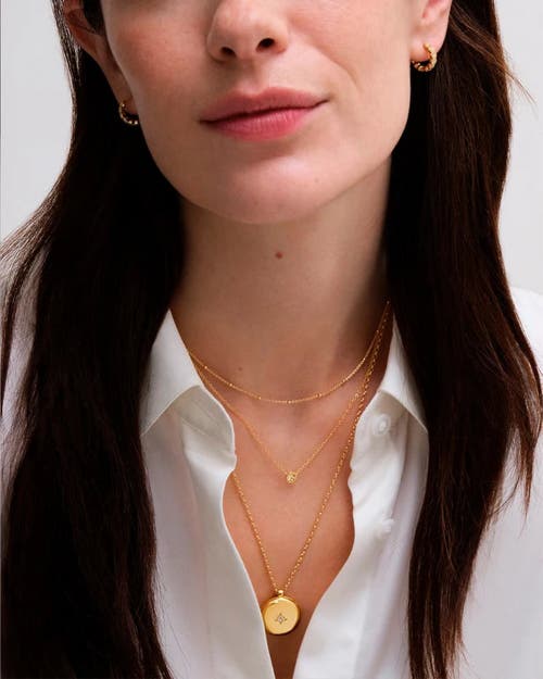 Astley Clarke Gold Biography Medium Locket Necklace In Gold