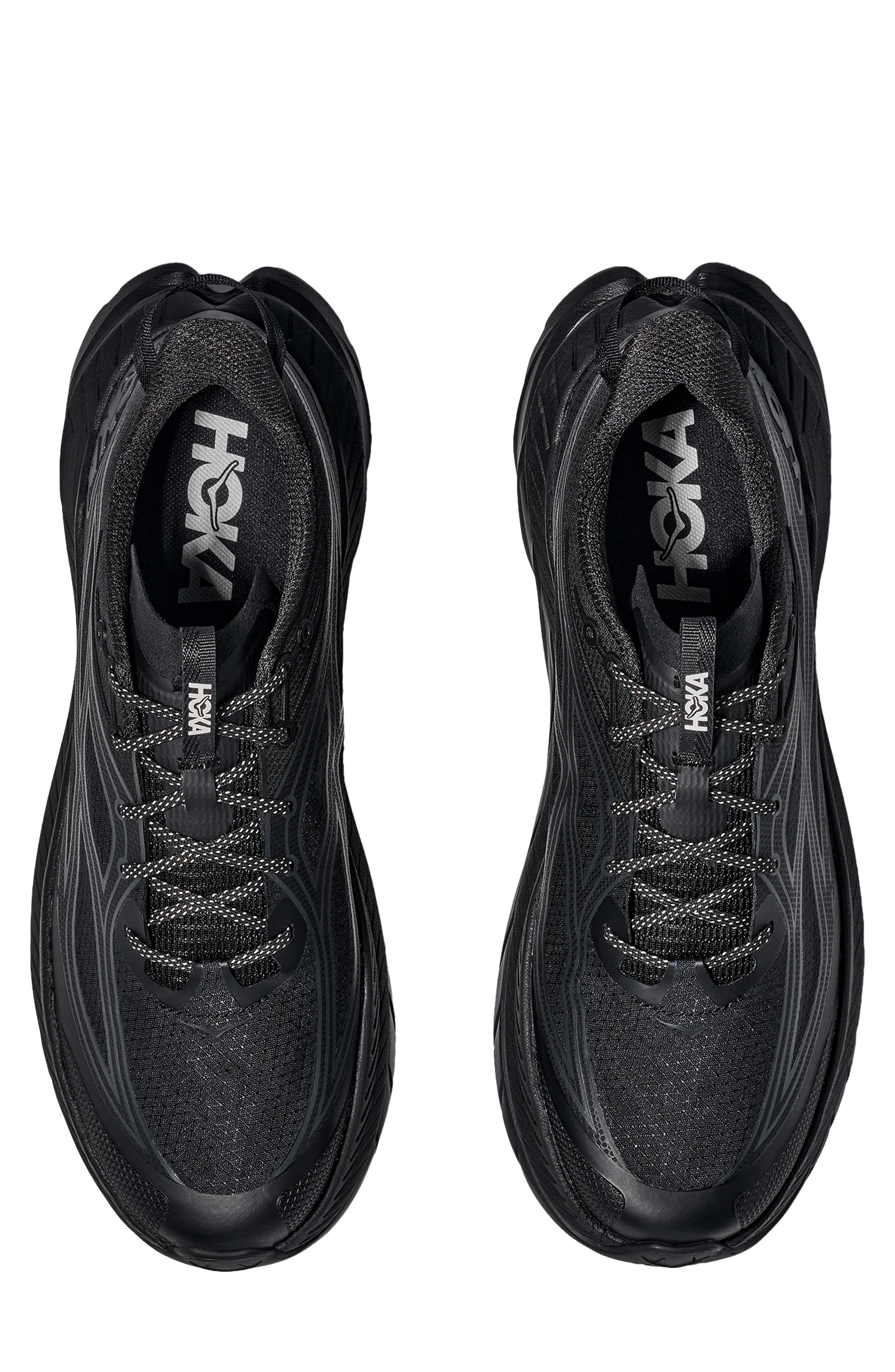 HOKA Mach Remastered Sneaker, Alternate, color, Obsidian / Obsidian