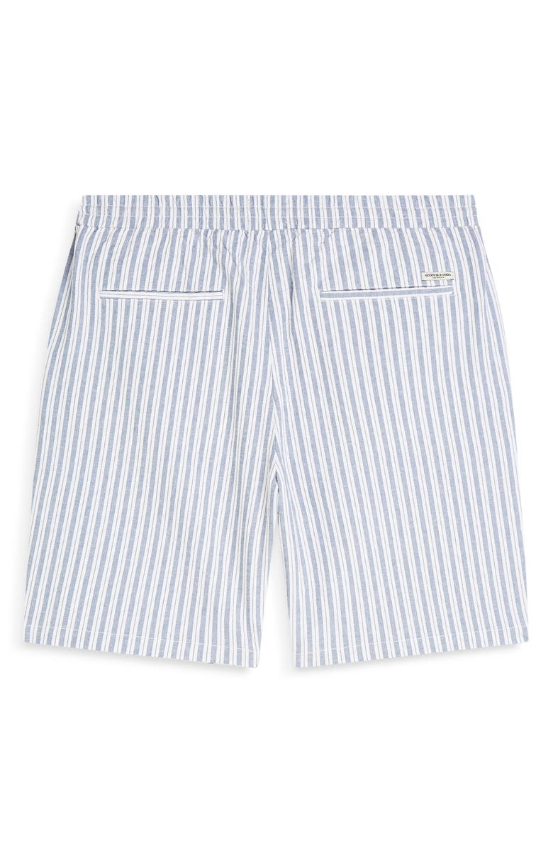 Scotch & Soda Stretch Cotton & Linen Bermuda Shorts, Alternate, color, 