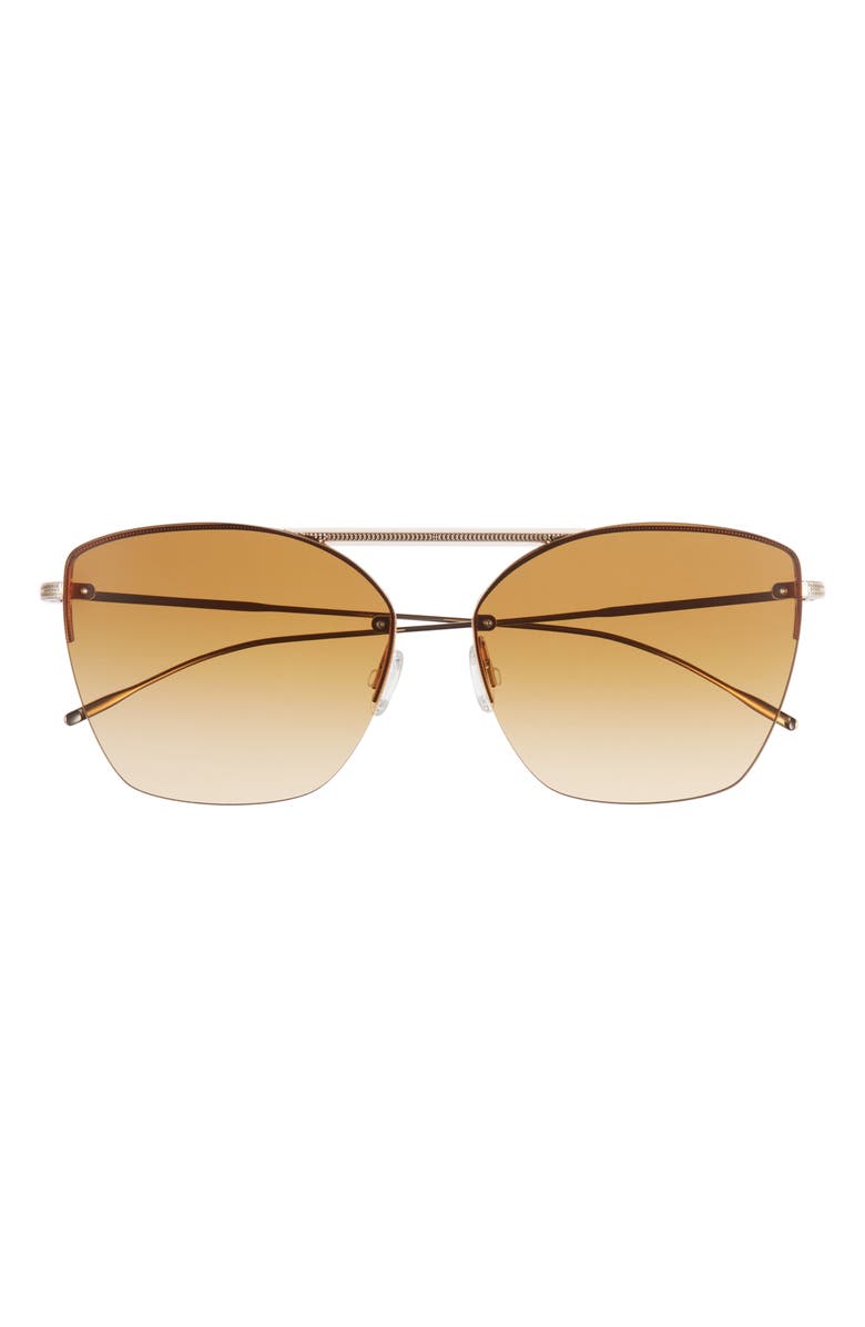 Oliver Peoples Ziane 61mm Gradient Mirrored Sunglasses, Main, color, 